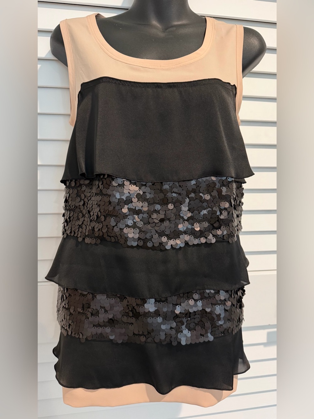 Simply Vera Vera Wang Sleeveless Sequin Blouse